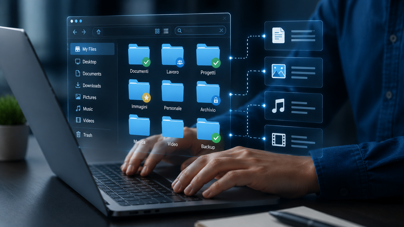 Organizzare file e cartelle in modo semplice