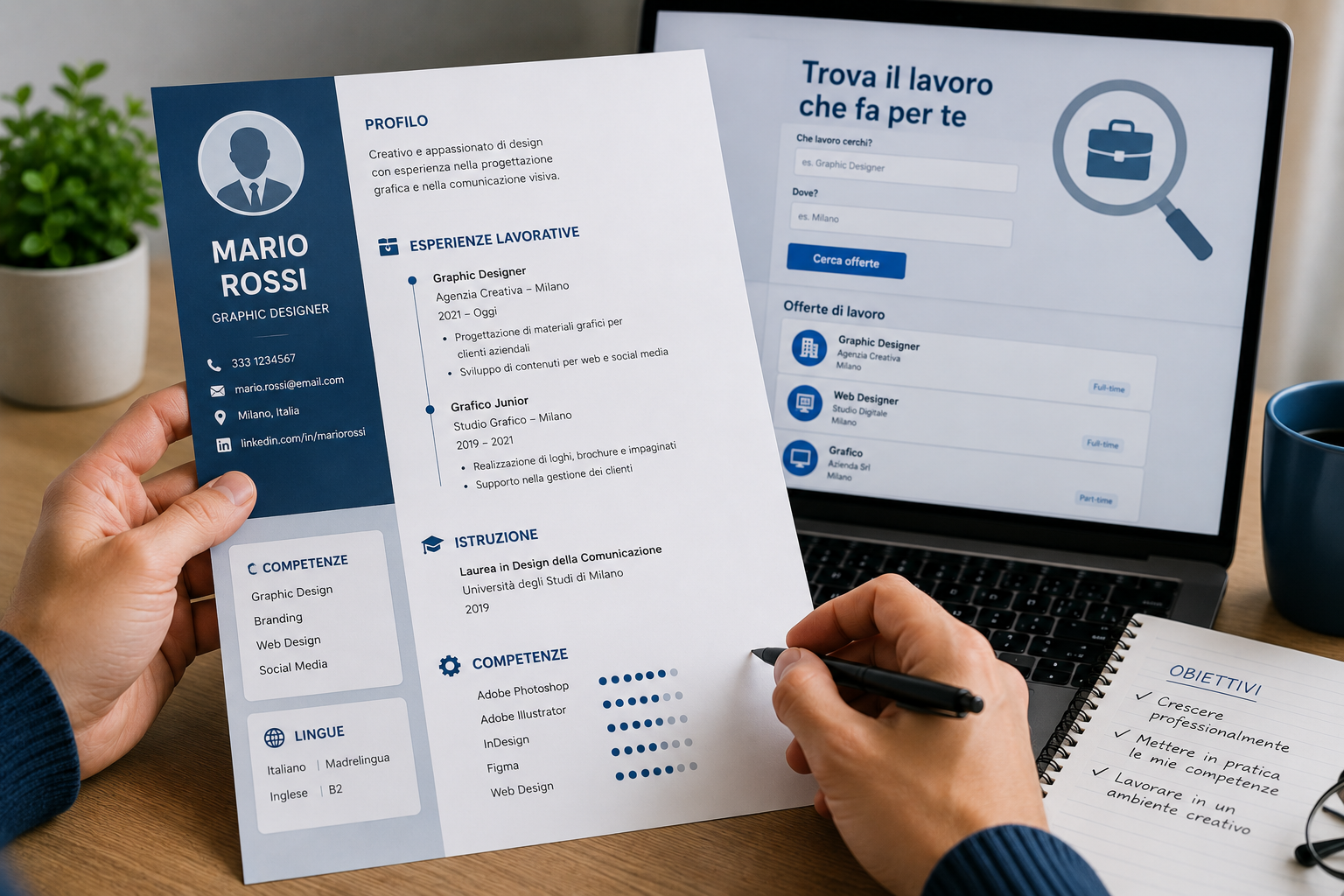 Lavoro e digitale: curriculum e piattaforme online