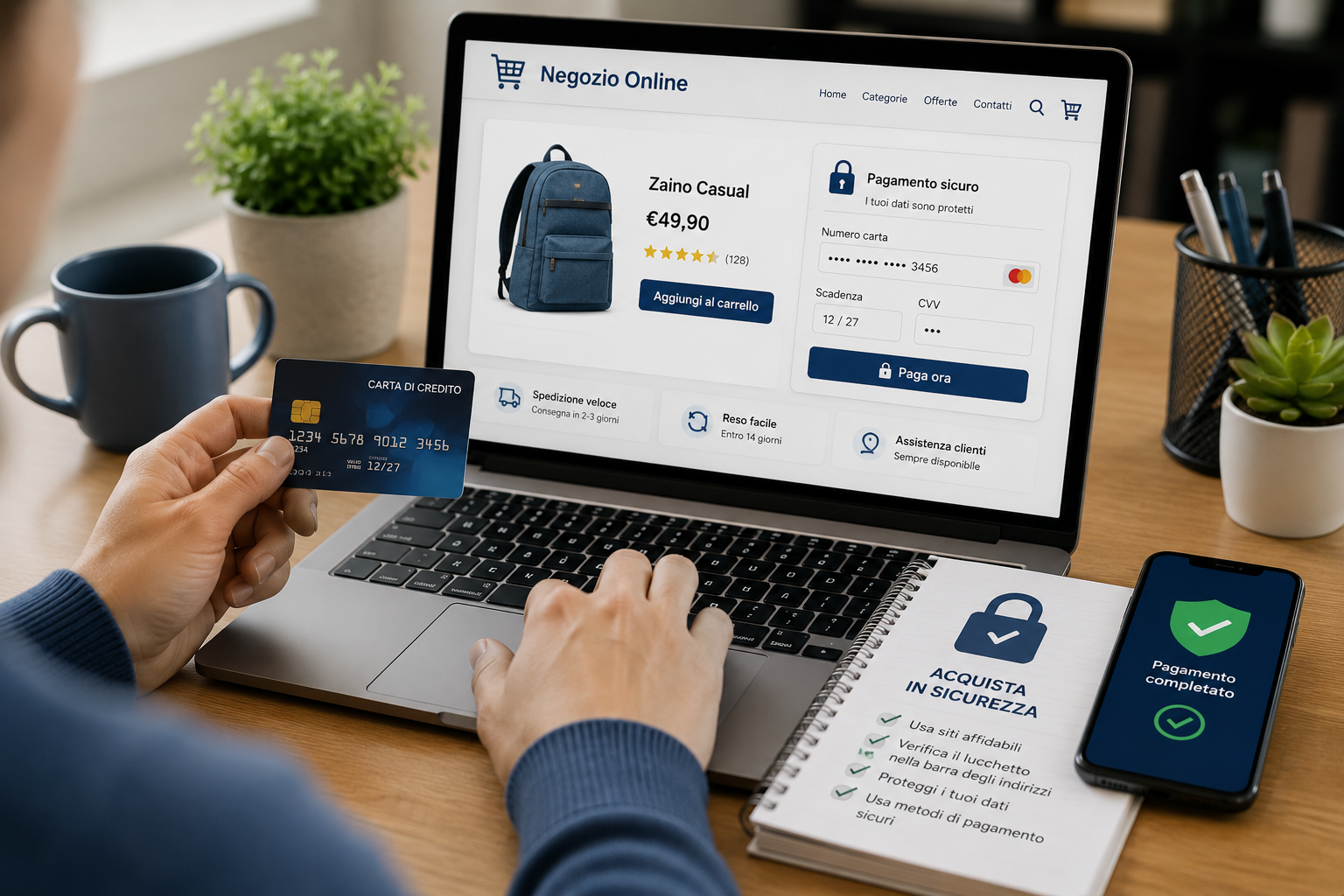 Acquistare online in sicurezza